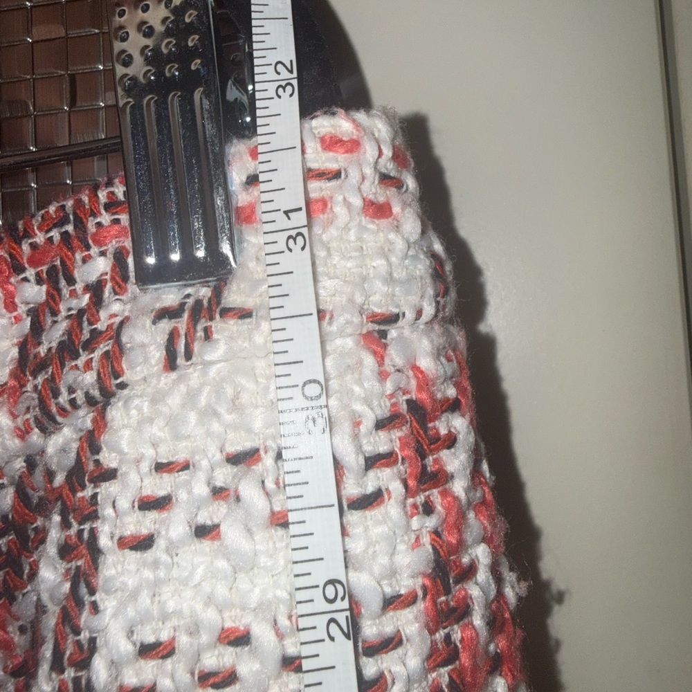 Holagen Plaid Tweed Skirt - Red and Brown NWOT - Picture 2 of 4